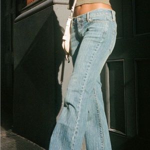 Brandy Melville John galt Brielle 90s low rise flare jeans